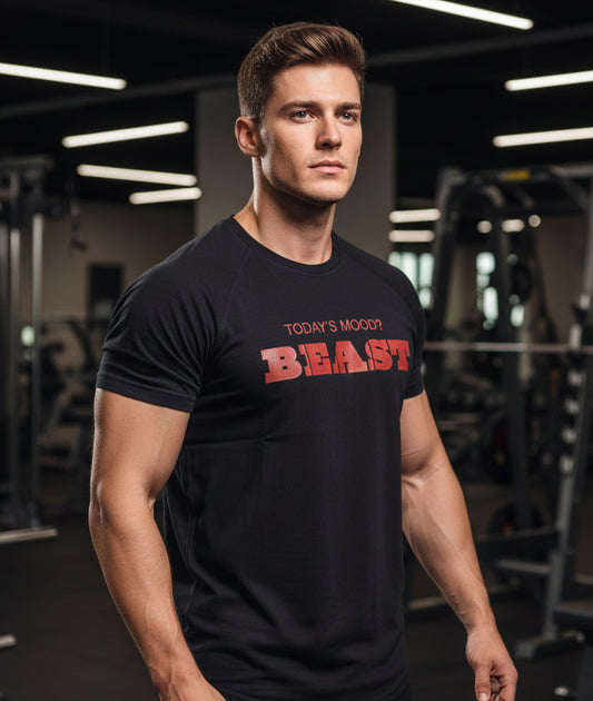Today's Mood? Beast- Black Tee- Sale