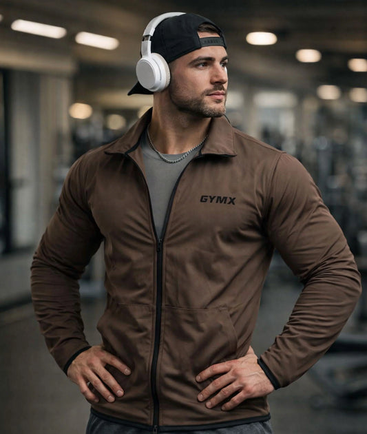 Metallic Brown Summer Jacket