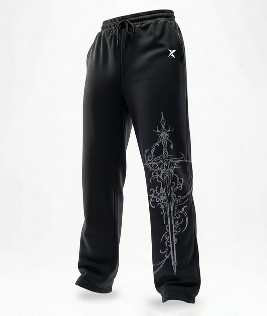 Hellcore Sword Track Pants – Loose Straight Fit