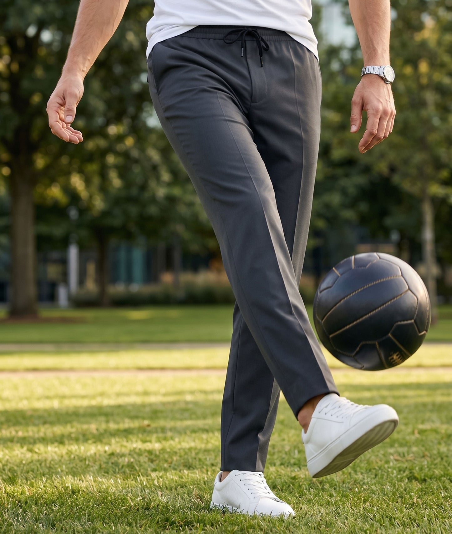 Work Play Pants: Grey