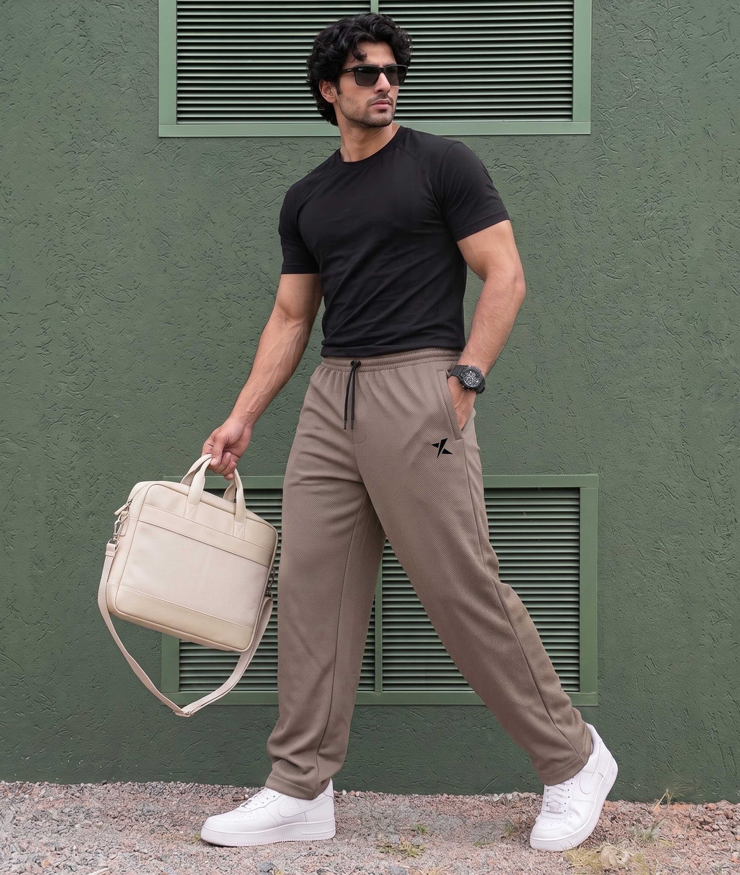 Axis Straight Fit Bottoms- Coffee Brown