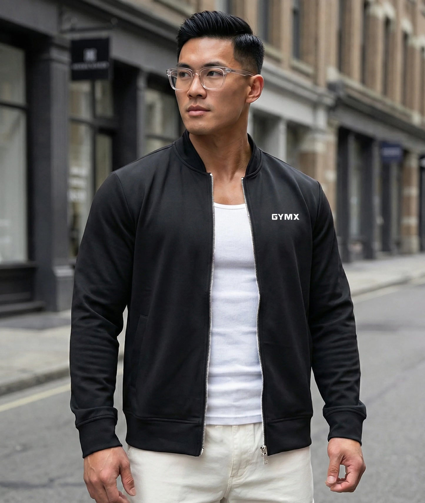 Bomber Jacket: Hunk Black
