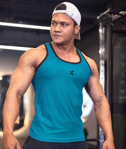Performance GymX Tank: Bubblegum Blue