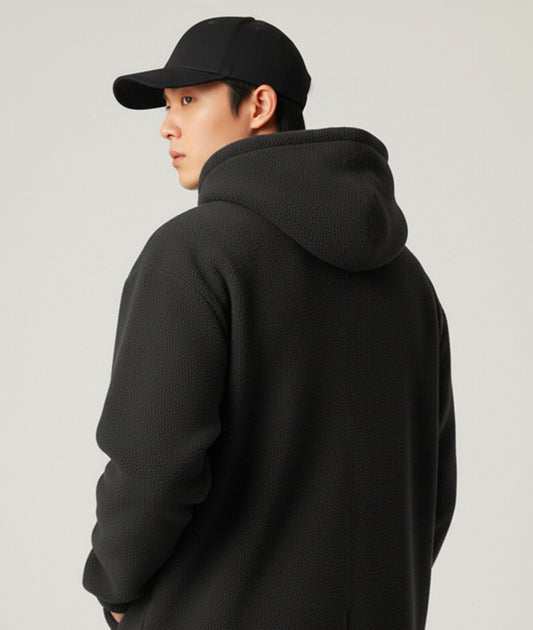 Zero Degree Oversized Hoodie: Grey