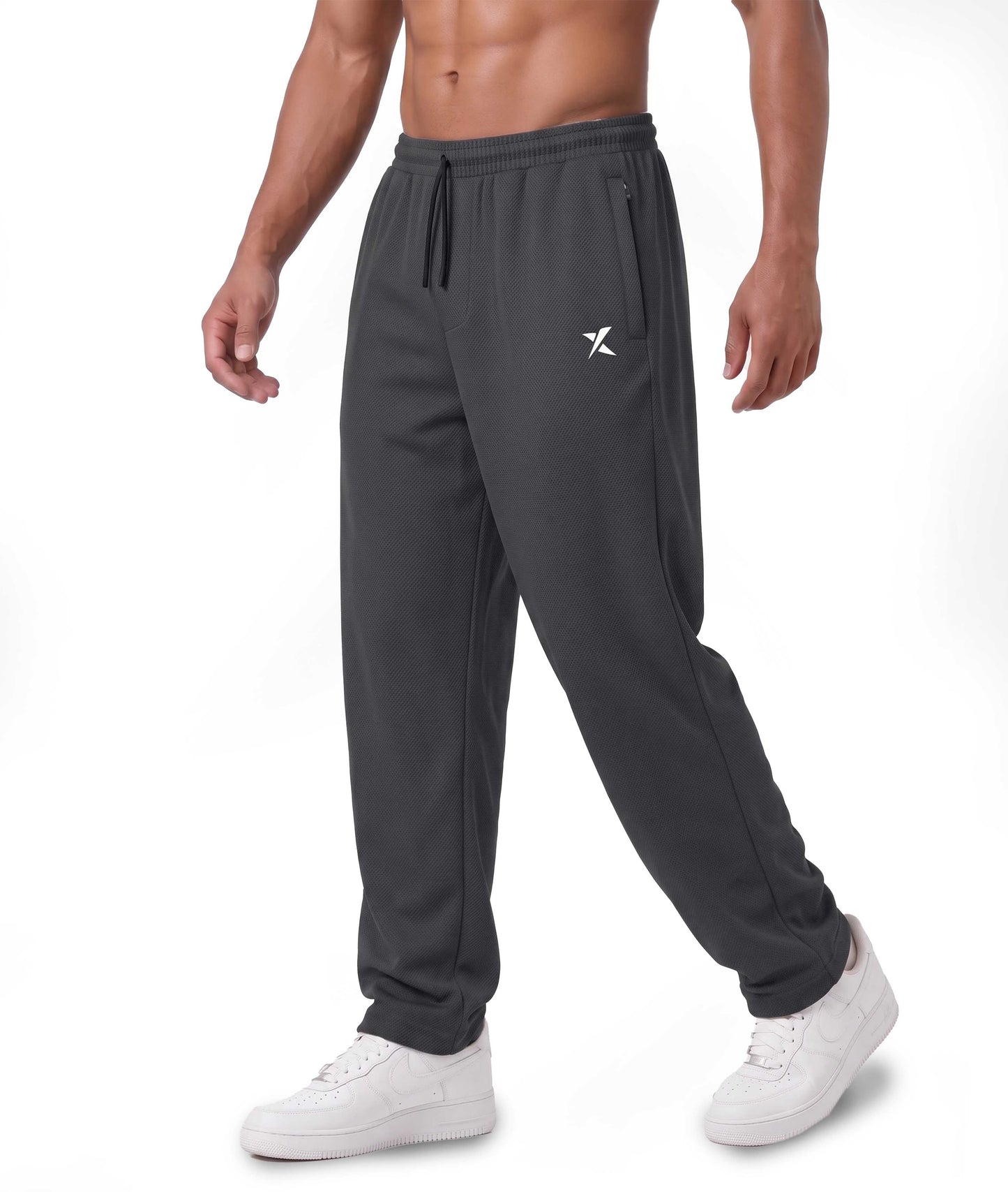Axis Straight Fit Bottoms- Grey