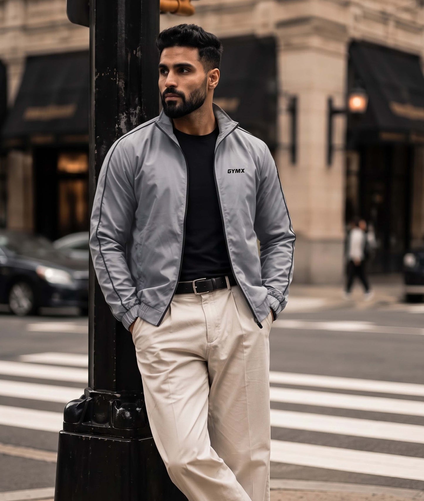 Viper Windcheater GymX Jacket: Aspire Grey