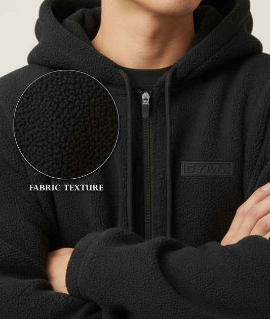 Zero Degree Oversized Hoodie: Black