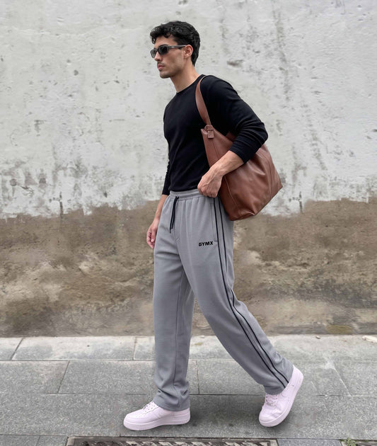 Korean Oversized Pro Joggers- Grey