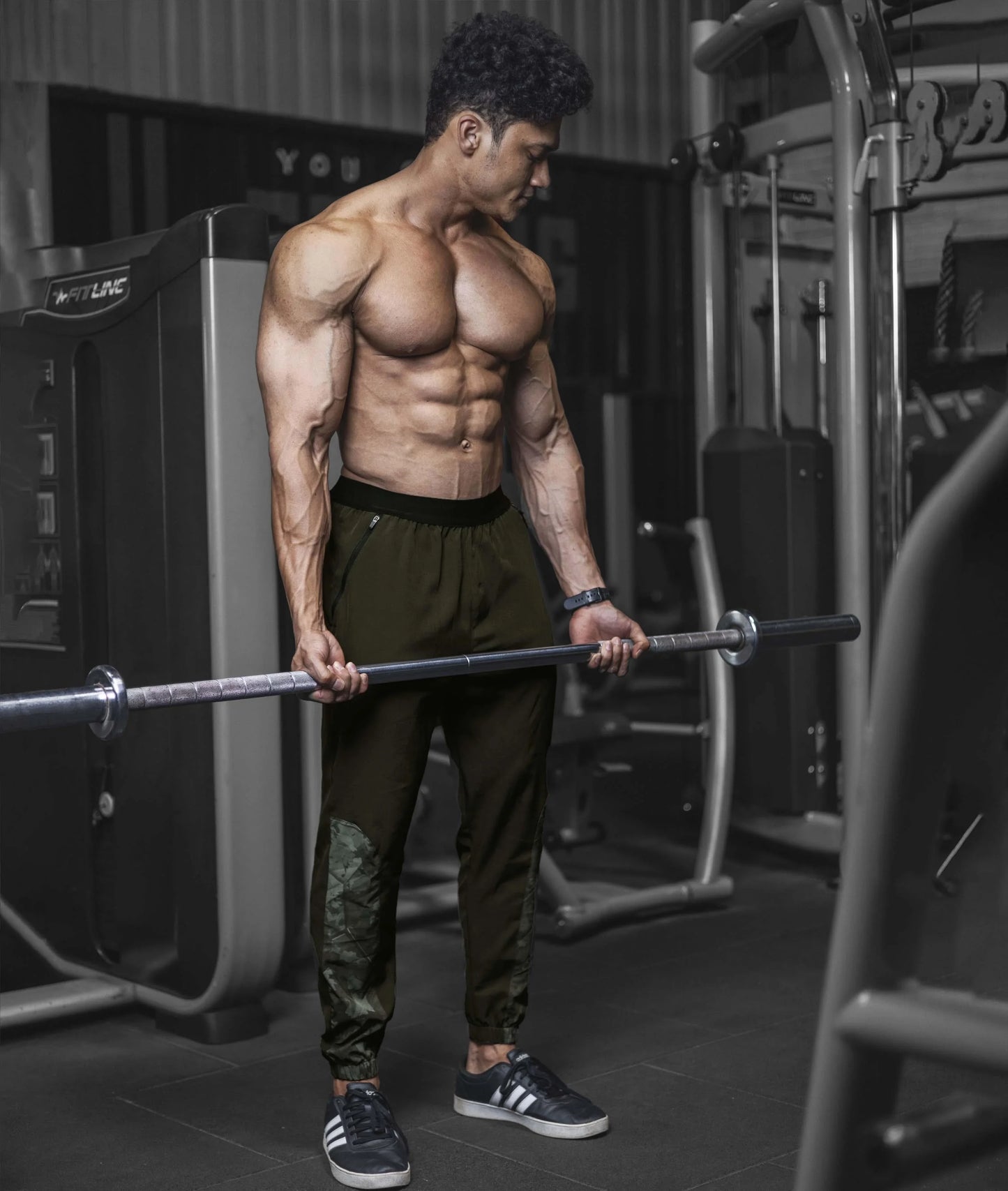 Air-Tech GymX Camo Bottoms: Army Green - GymX