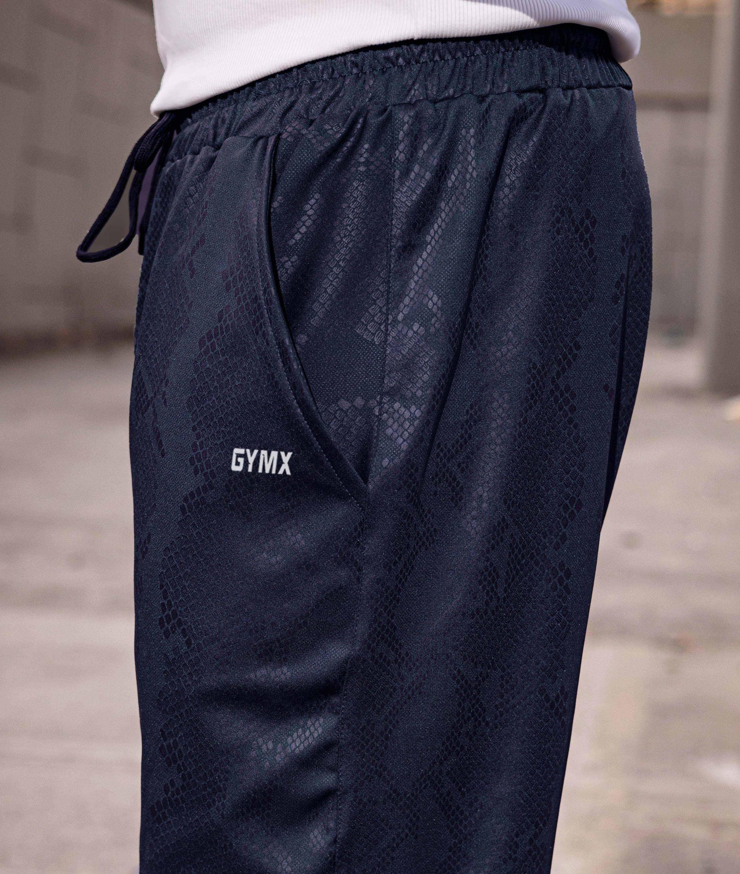 Villain GymX Oversized Bottoms: Venom Blue- Final Sale