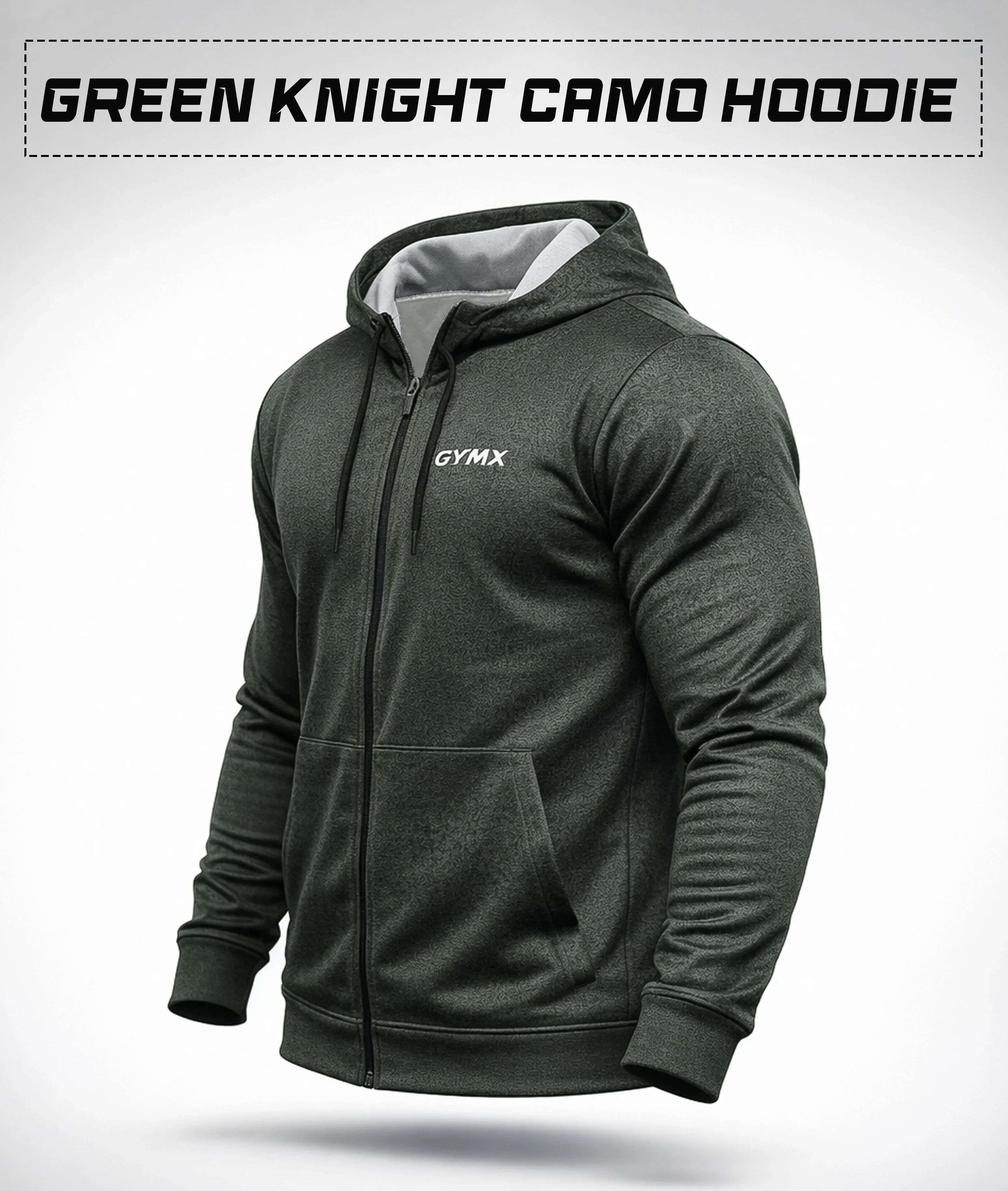 Green Knight Camo Hoodie- Final Sale – GymX
