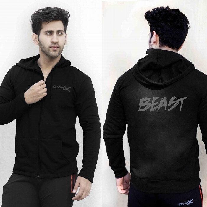 GymX Beast Black Hoodie - Final Sale