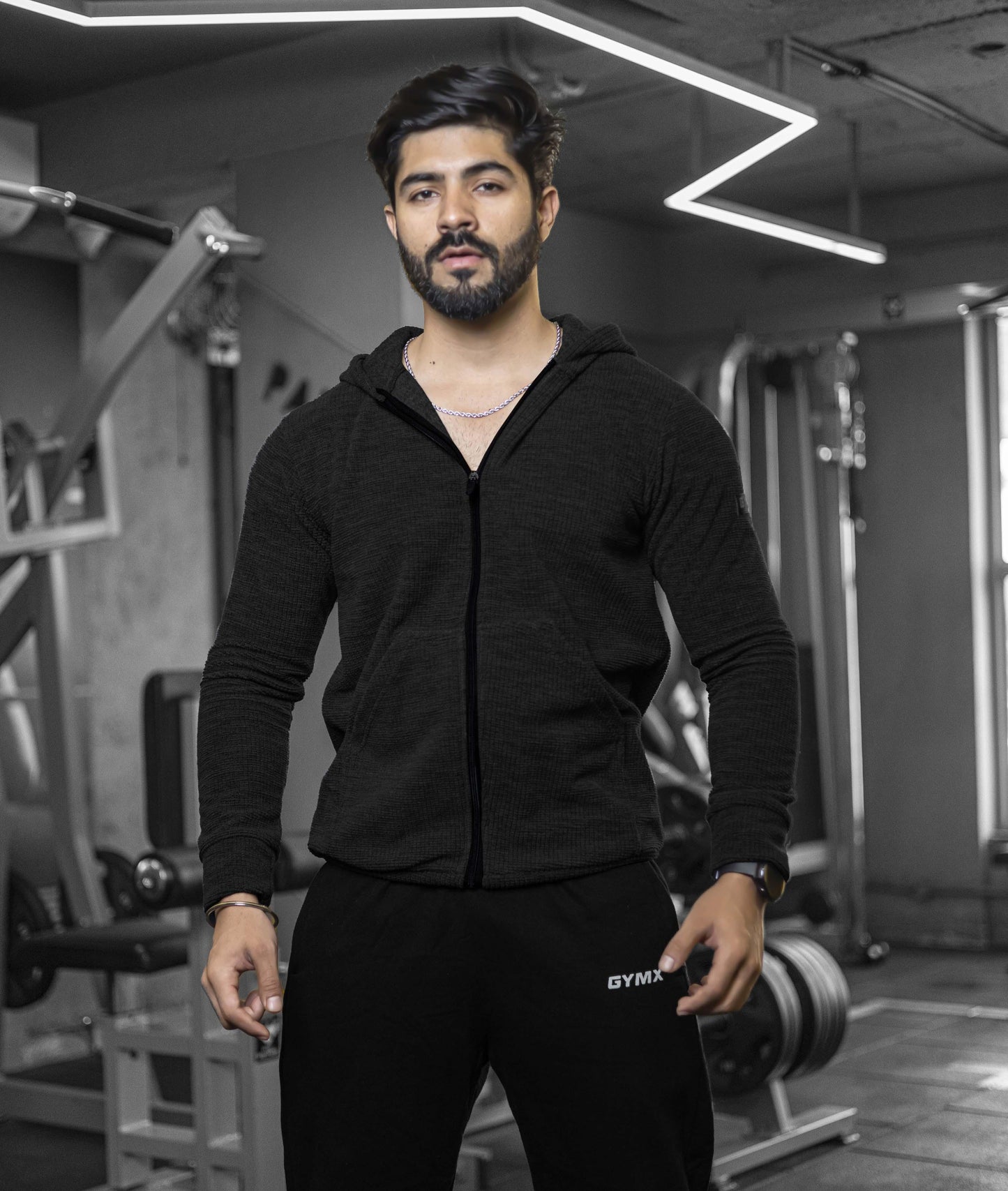 Heavy Duty GymX Hoodie: Carbon Grey - GymX