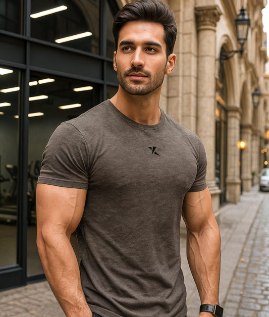 Urban Flex Camo Tee- Coffee Mocha