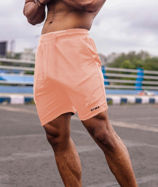 Oversized GymX Neon Orange Shorts - Sale