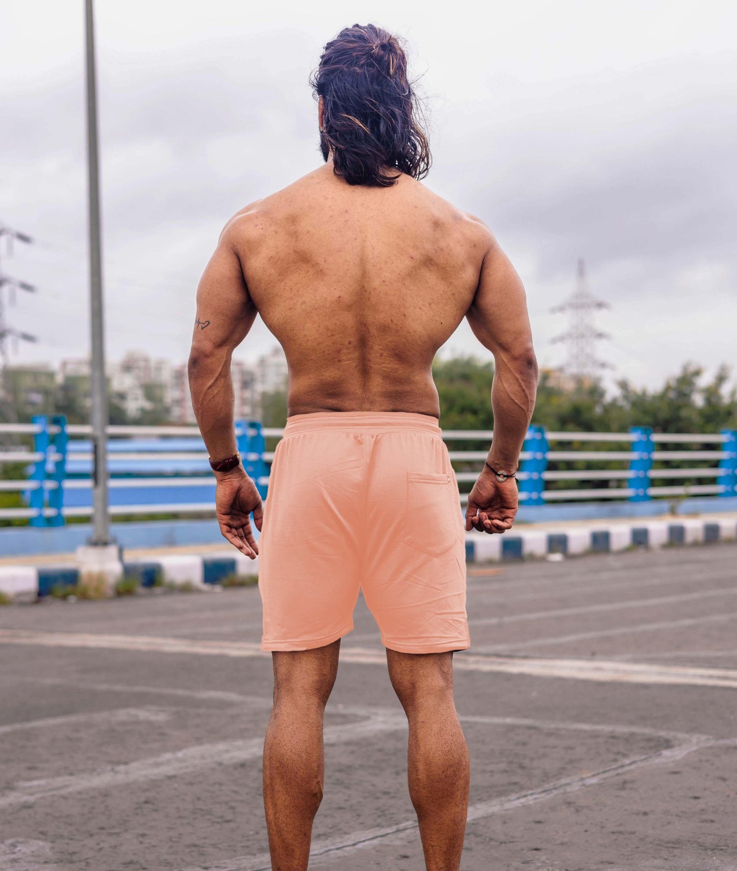 Oversized GymX Neon Orange Shorts - Sale - GymX