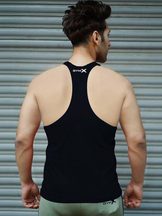 Navy blue plain stringer - Sale - GymX