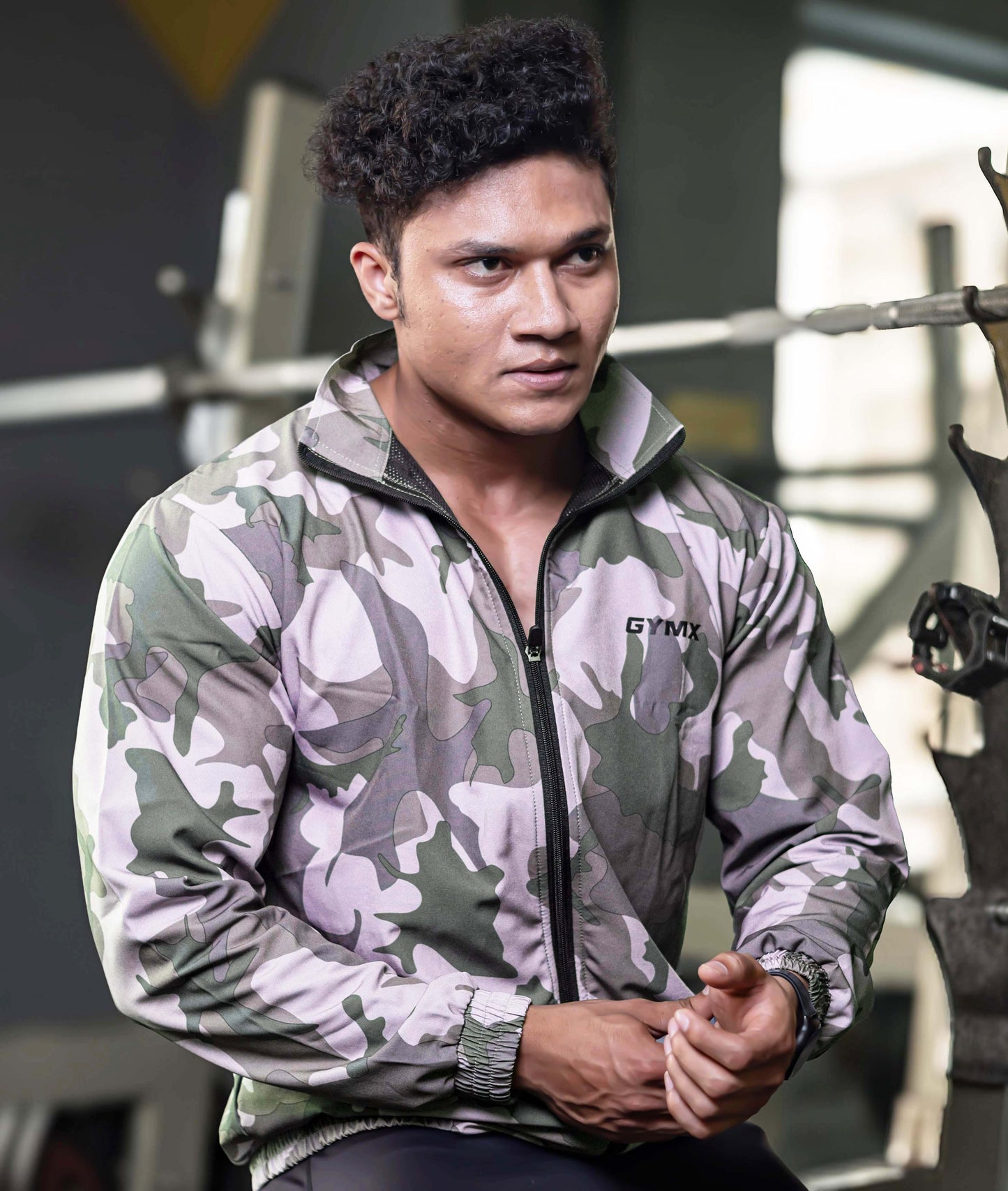 Combat Camo GymX Windcheaters: Woodland Camo