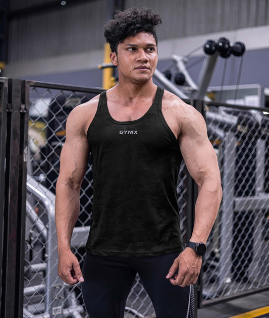 Jacquard Black Camo GymX Stringer - Sale - GymX