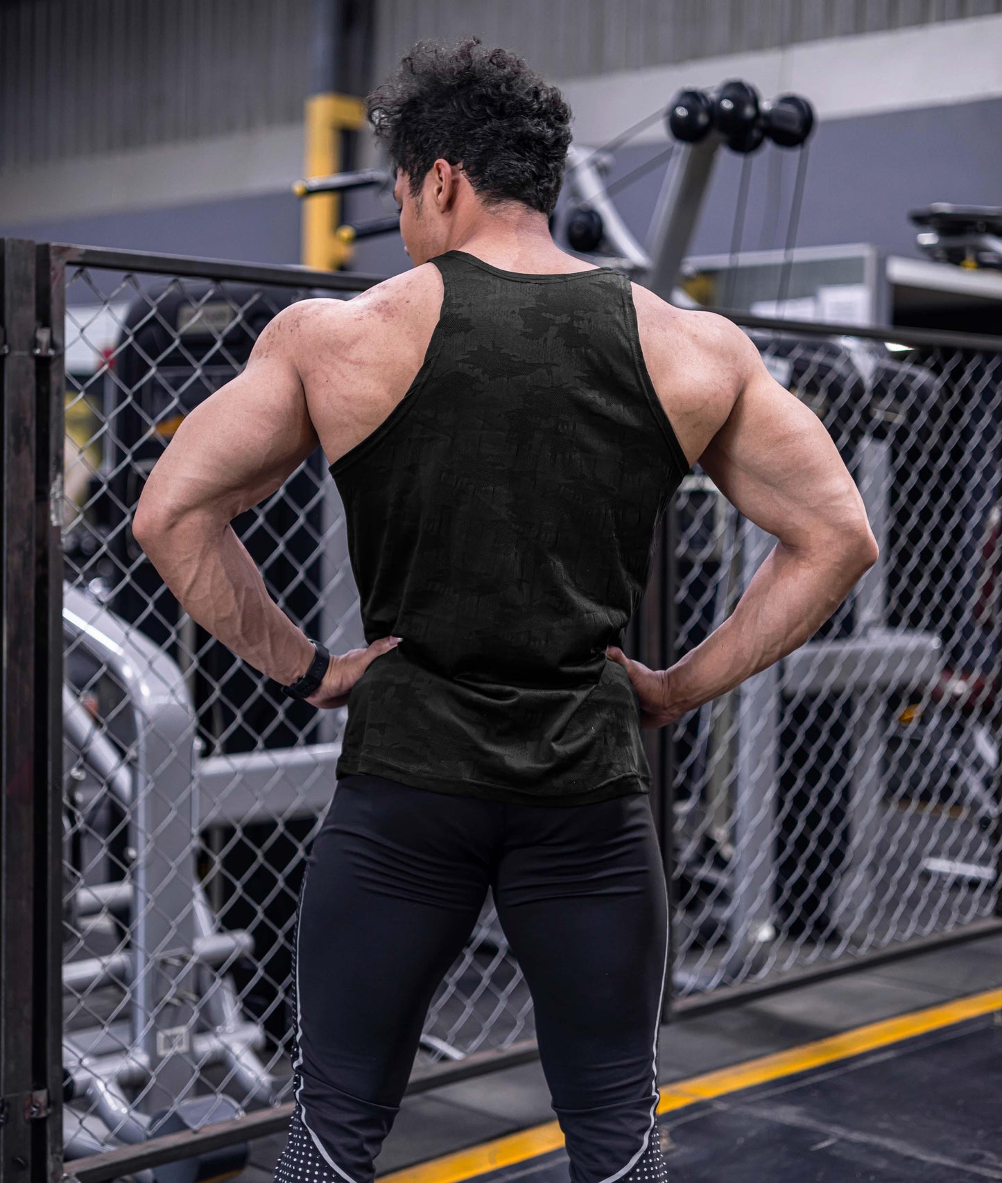 Jacquard Black Camo GymX Stringer - Sale - GymX