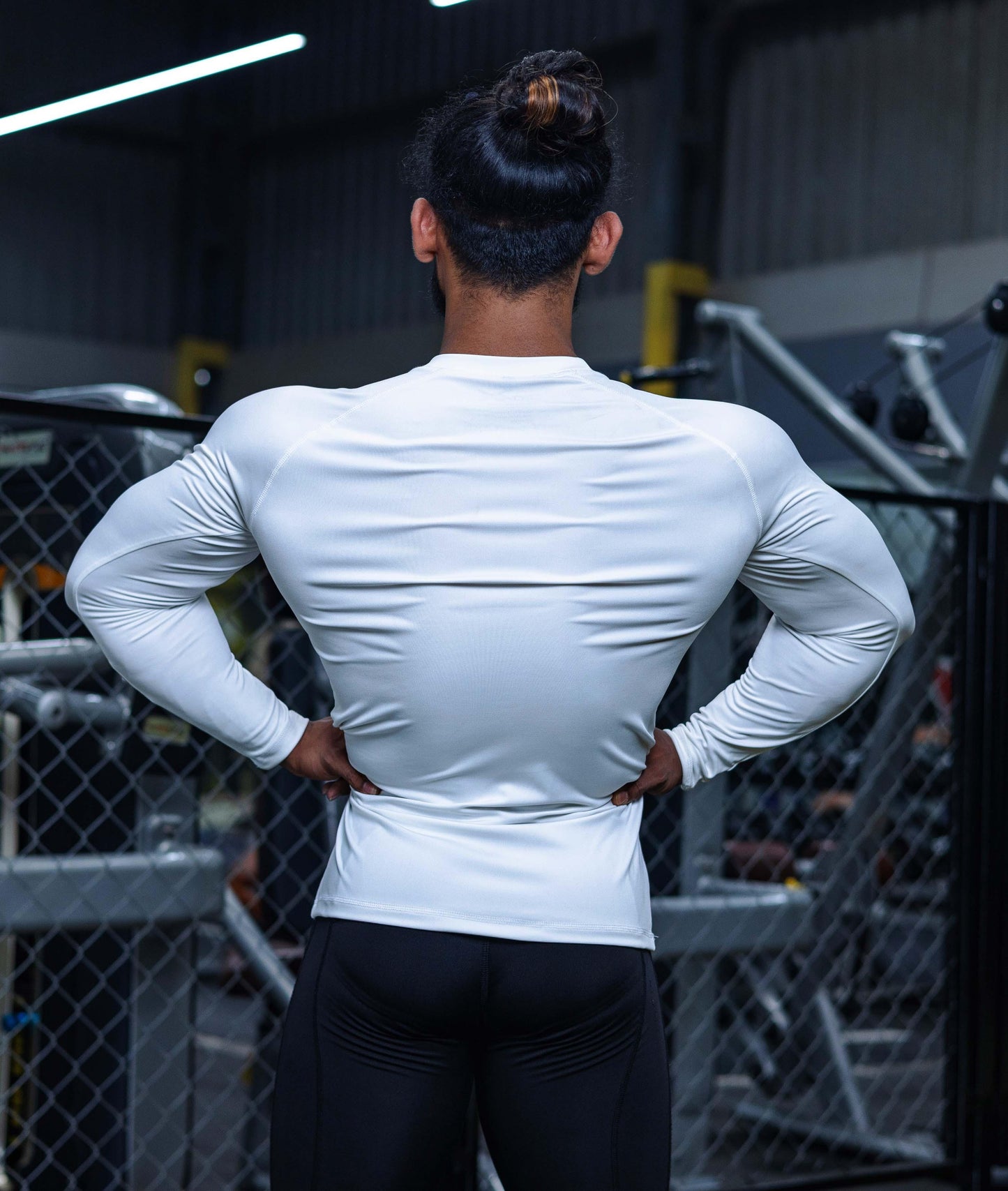 Compression GymX Full SleeveTee: Perfect White - Sale - GymX
