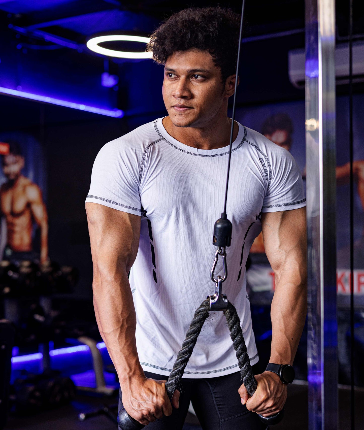 Valour Frost White GymX Tee - Sale - GymX