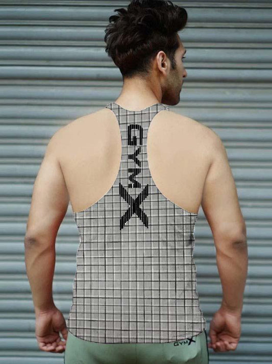 Gymx Square Checks Stringer - Sale - GymX