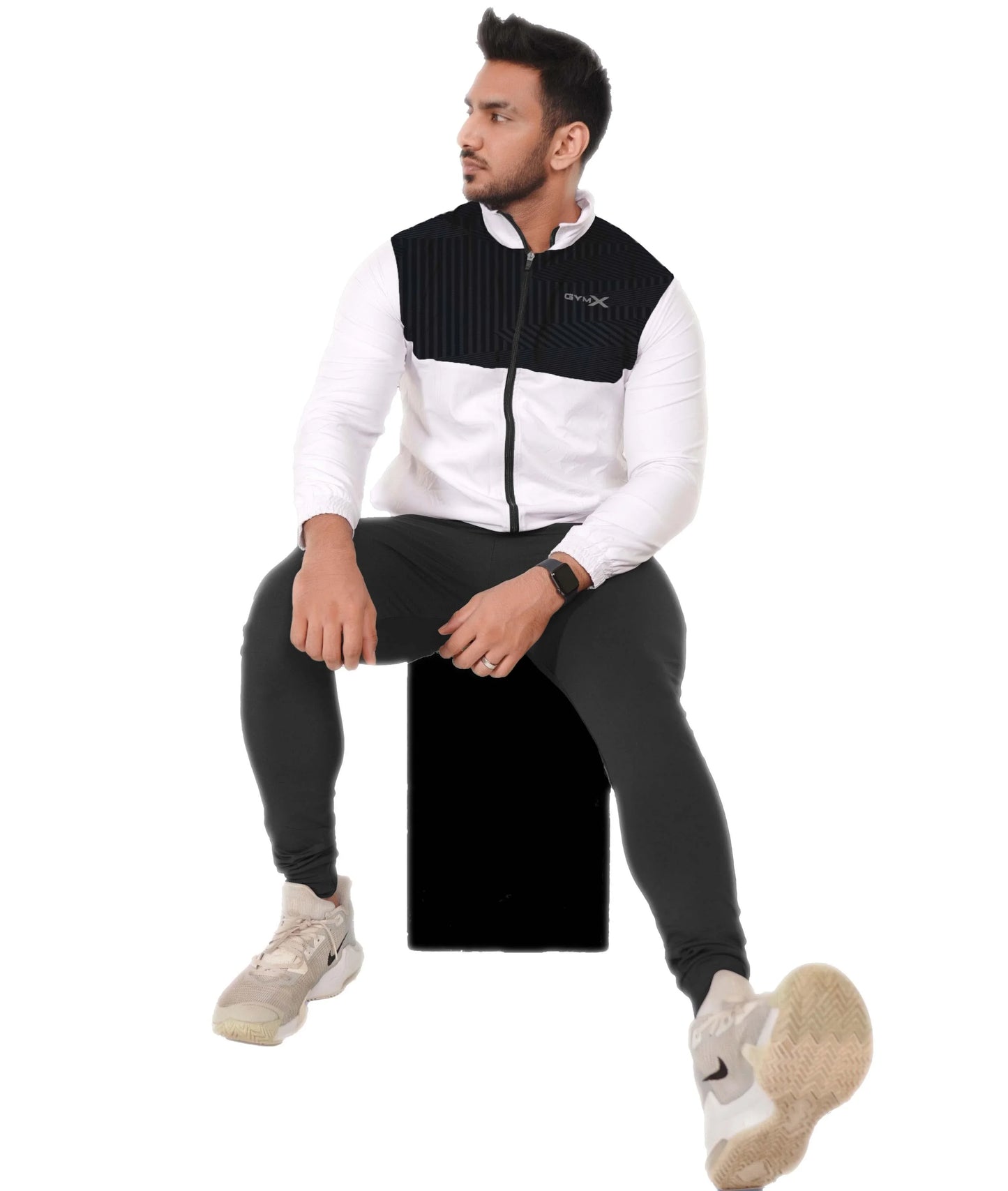 Urban Camo GymX Windcheater:Frost White - GymX