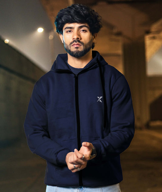 Arc Oversized GymX Hoodie: Midnight Blue