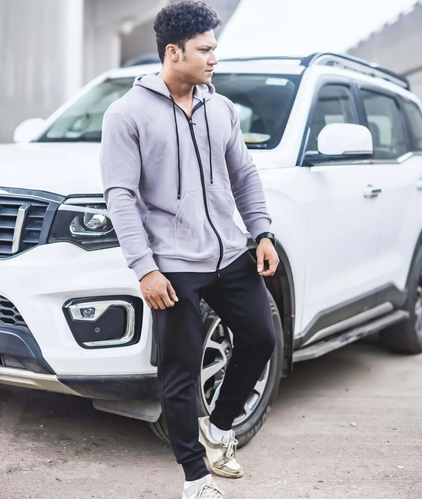 Vogue GymX Hoodie: Grey - Sale