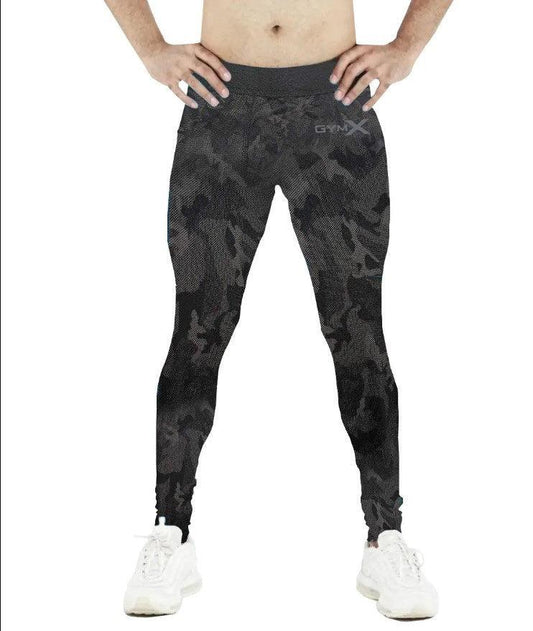 GymX Berry Black Compression Bottoms- Animal Instinct - Sale - GymX