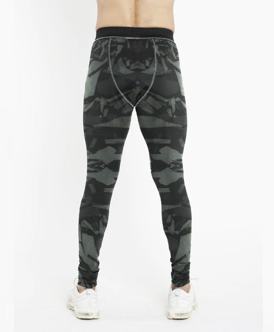 GymX Black & Grey Compression Bottoms - Sale