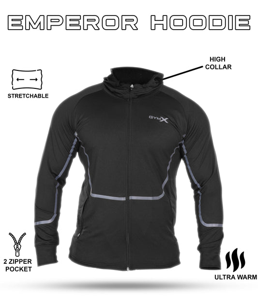 Emperor Black GymX Hoodie - Sale - GymX