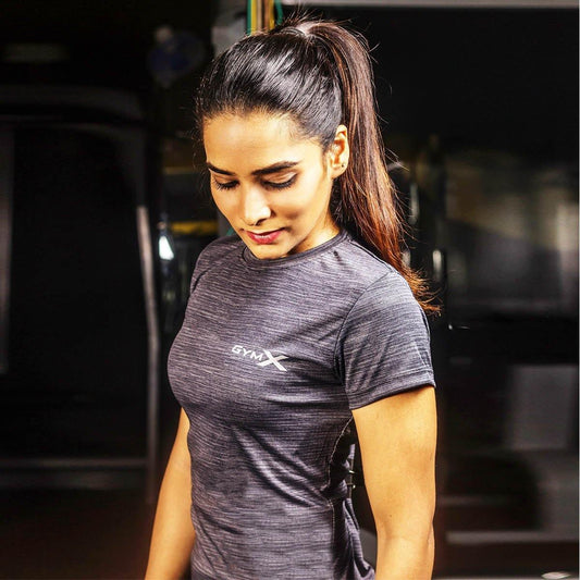 Ash Grey Ladies Tee - Essential Series - Sale - GymX