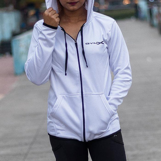 Alpine White Ladies Hoodie - Sale - GymX