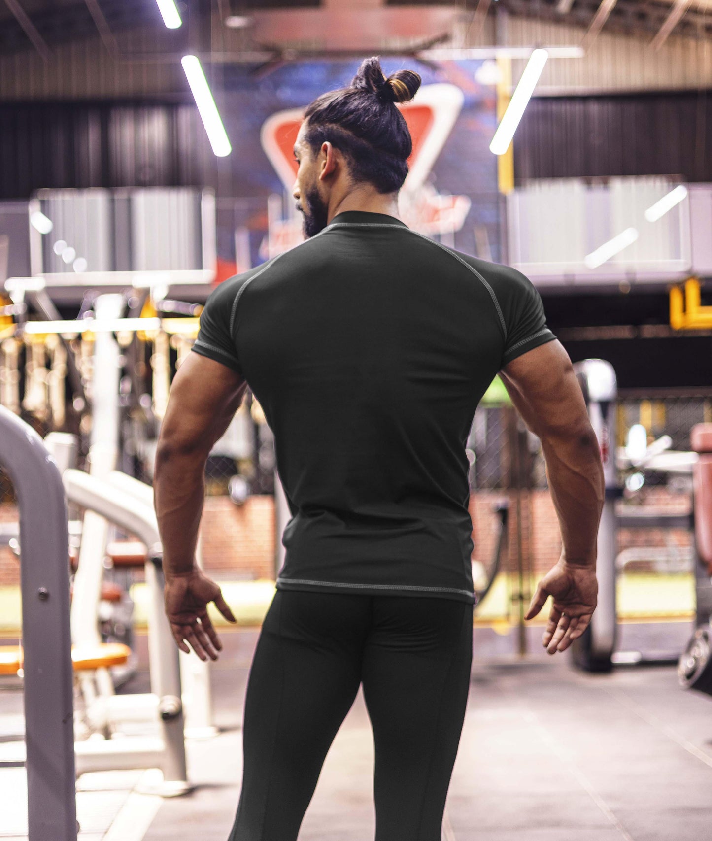 Compression GymX Tee: Pitch Black - Sale - GymX