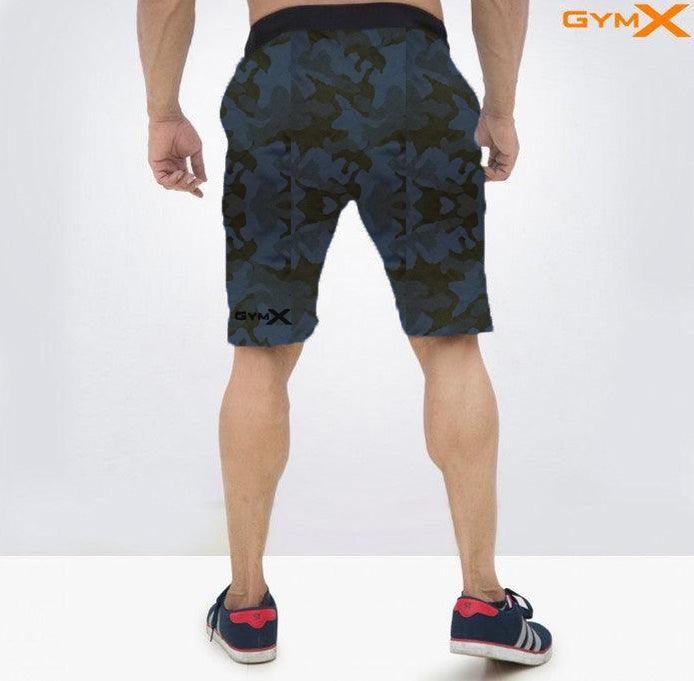 GymX Military Blue Shorts - Sale