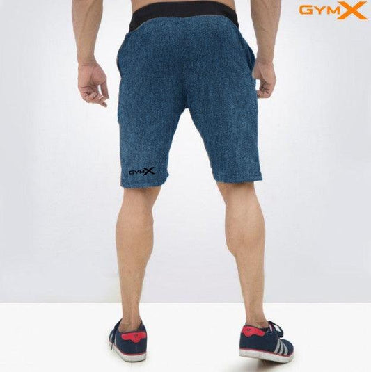 Gymx Blue pattern Shorts - Sale - GymX