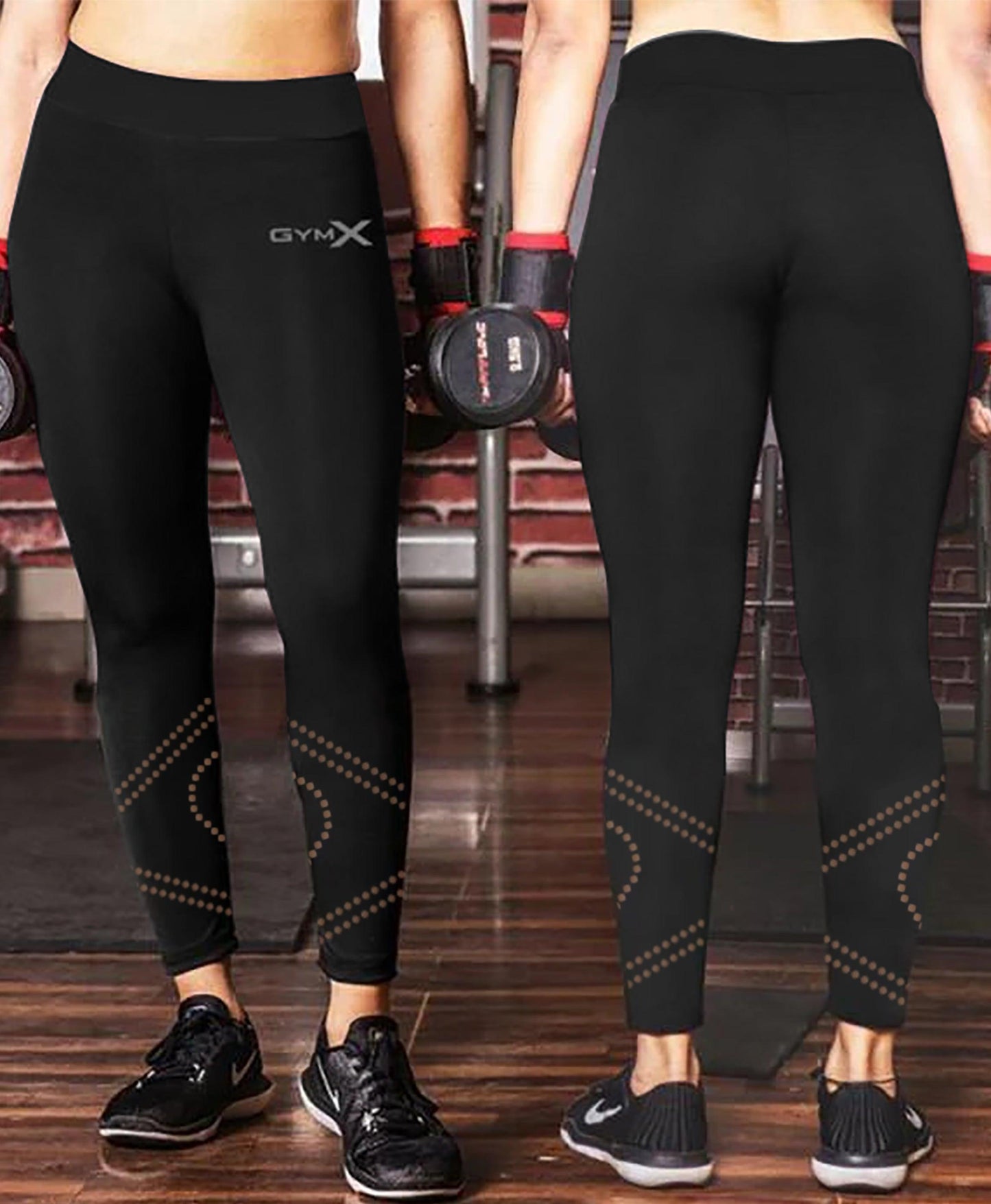 GymX Black Sculpted Leggings- Sale - GymX