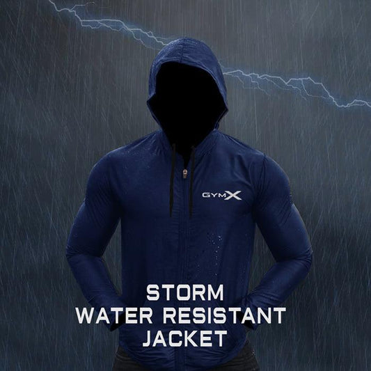 Storm Midnight Blue Waterproof Jacket- Sale - GymX