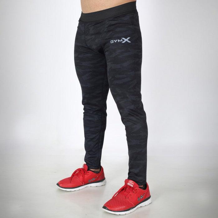 Digital Black Hybrid Compression Bottoms: Animal Instinct- Sale - GymX