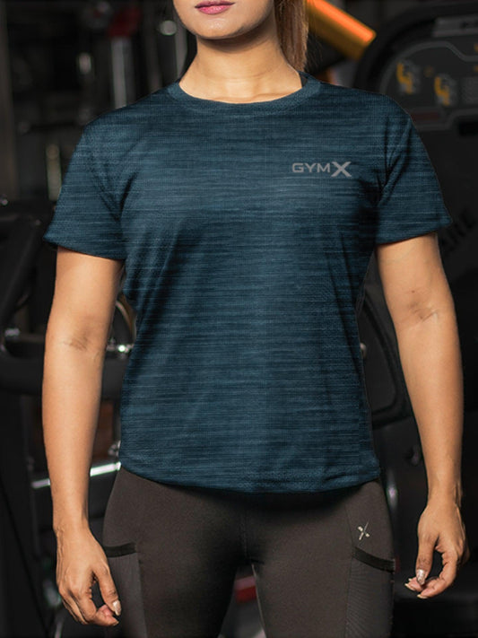 Marine Blue Ladies Tee - Essential Series - Sale - GymX