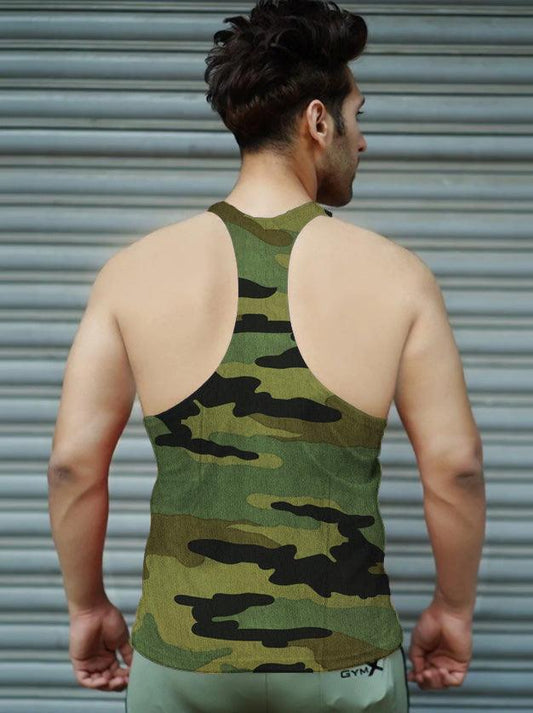 Gymx Military Green Stringer - Sale - GymX