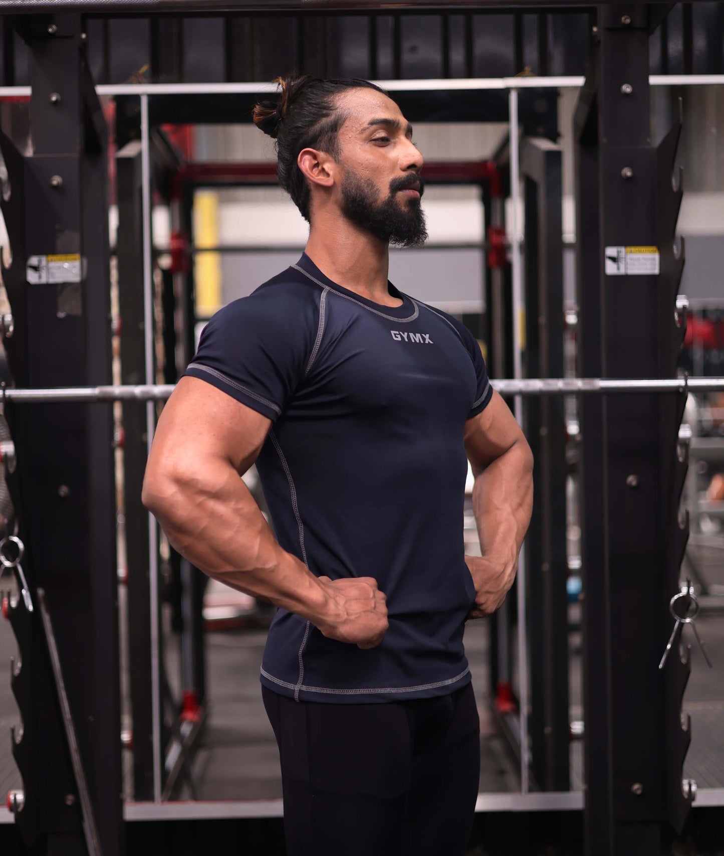 Compression GymX Tee: Night Blue - GymX