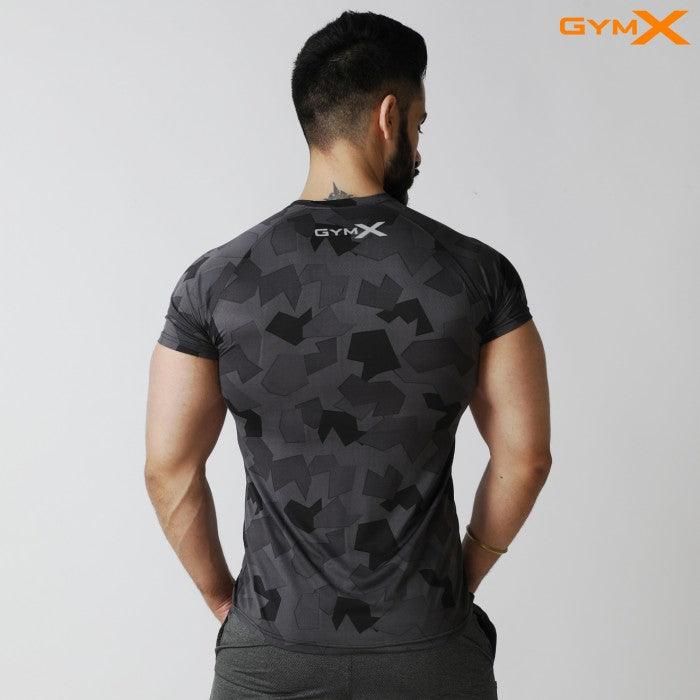 Razor GymX Camouflage Tee- Onyx Black- Sale