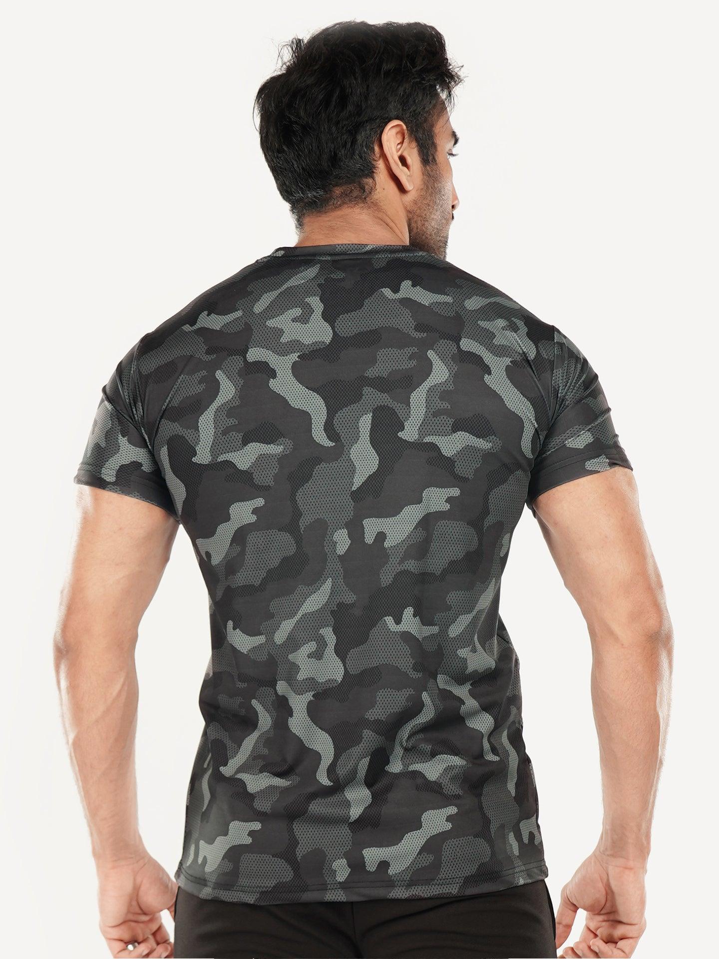 Typhon Black Camo Tee - Sale - GymX