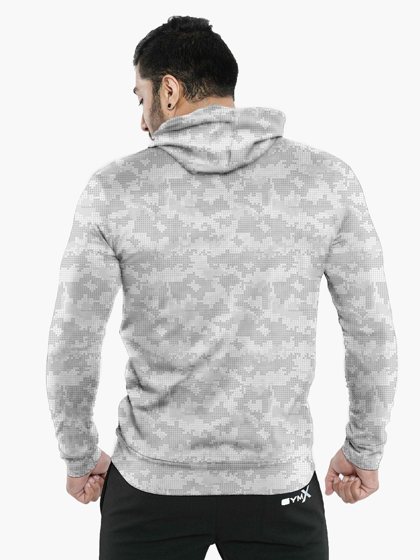 White Pixel GymX Hoodie - Sale - GymX