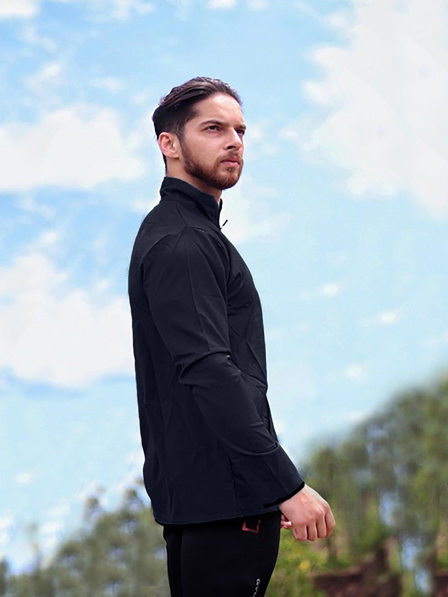 Night Blue Jacket Summer Windcheater - GymX