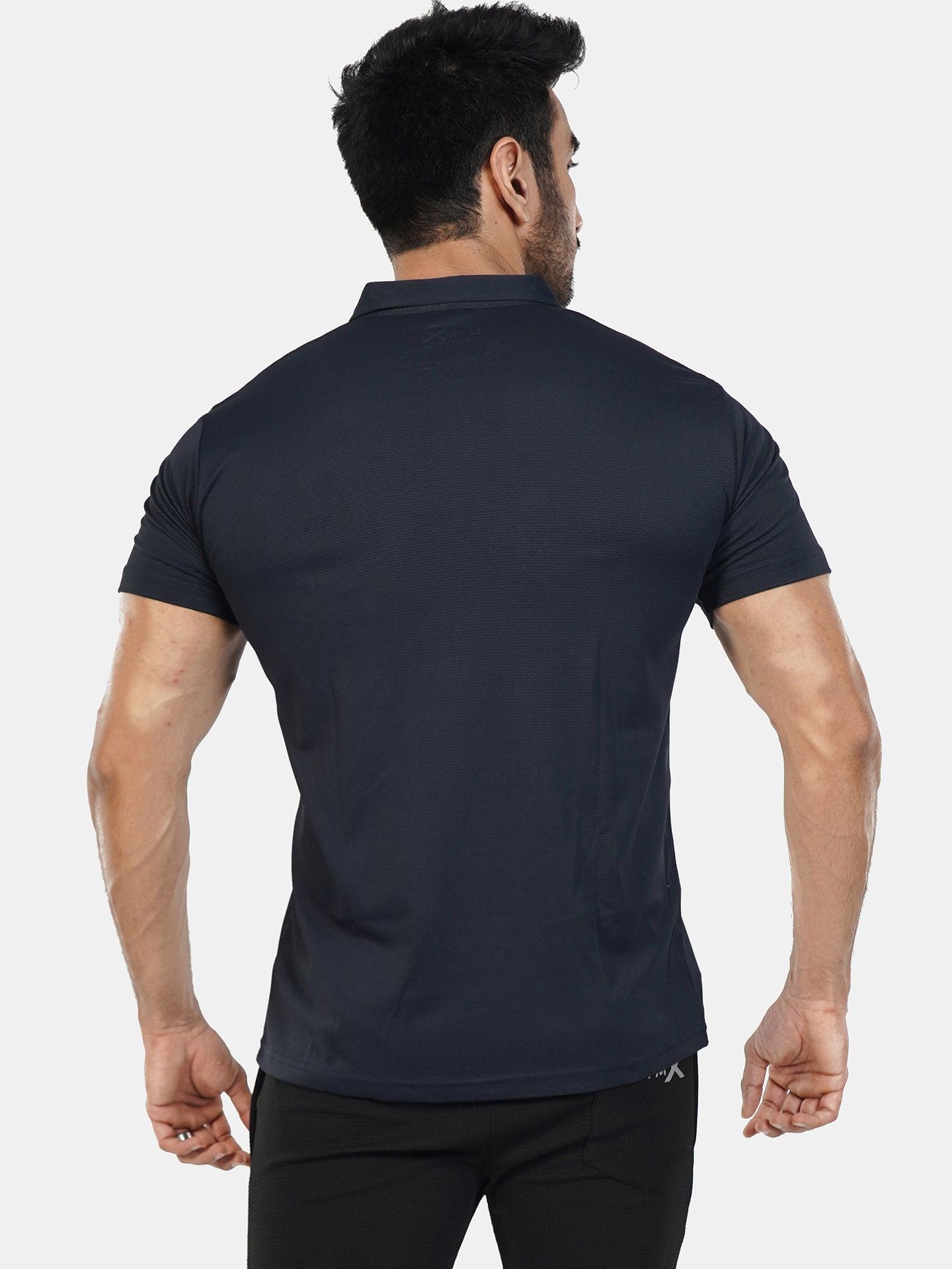 GymX Polo Tech Tee: Infinity Blue - Sale - GymX