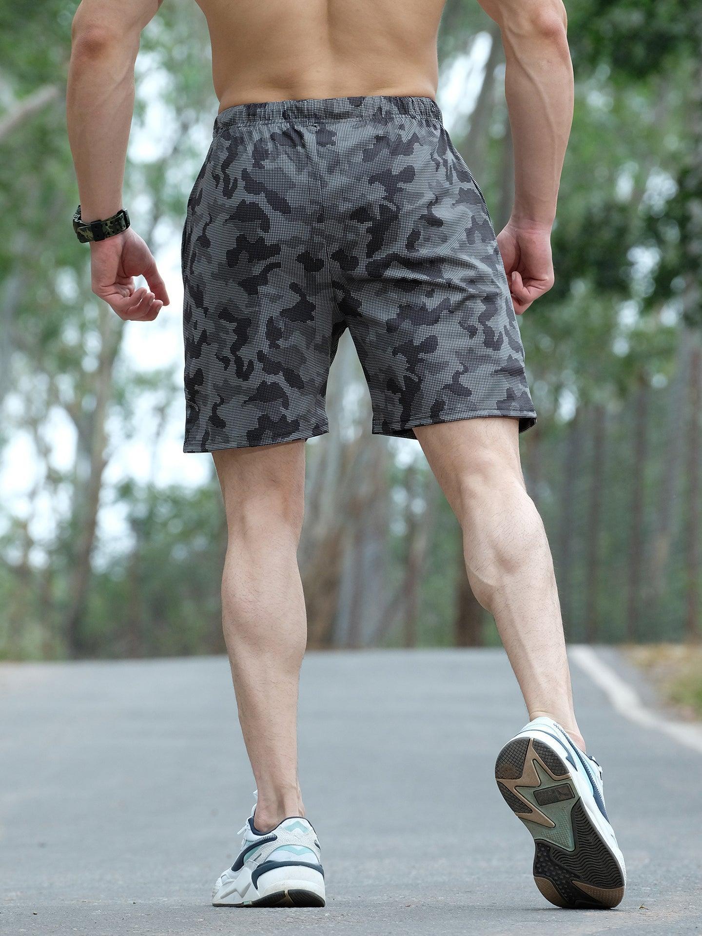 Freeze Grey Camo GymX Shorts- Sale - GymX